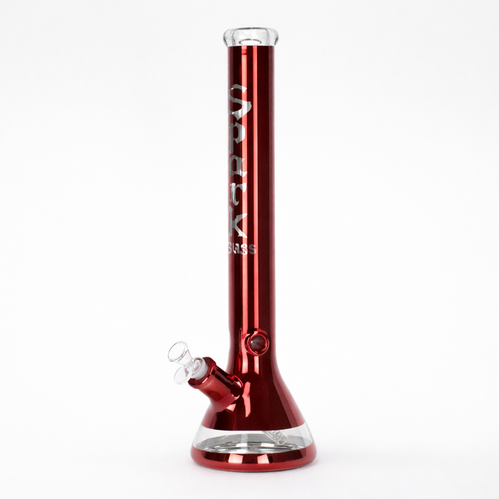 SPARK 18" Thick Glass Beaker Bong with Ice Catcher