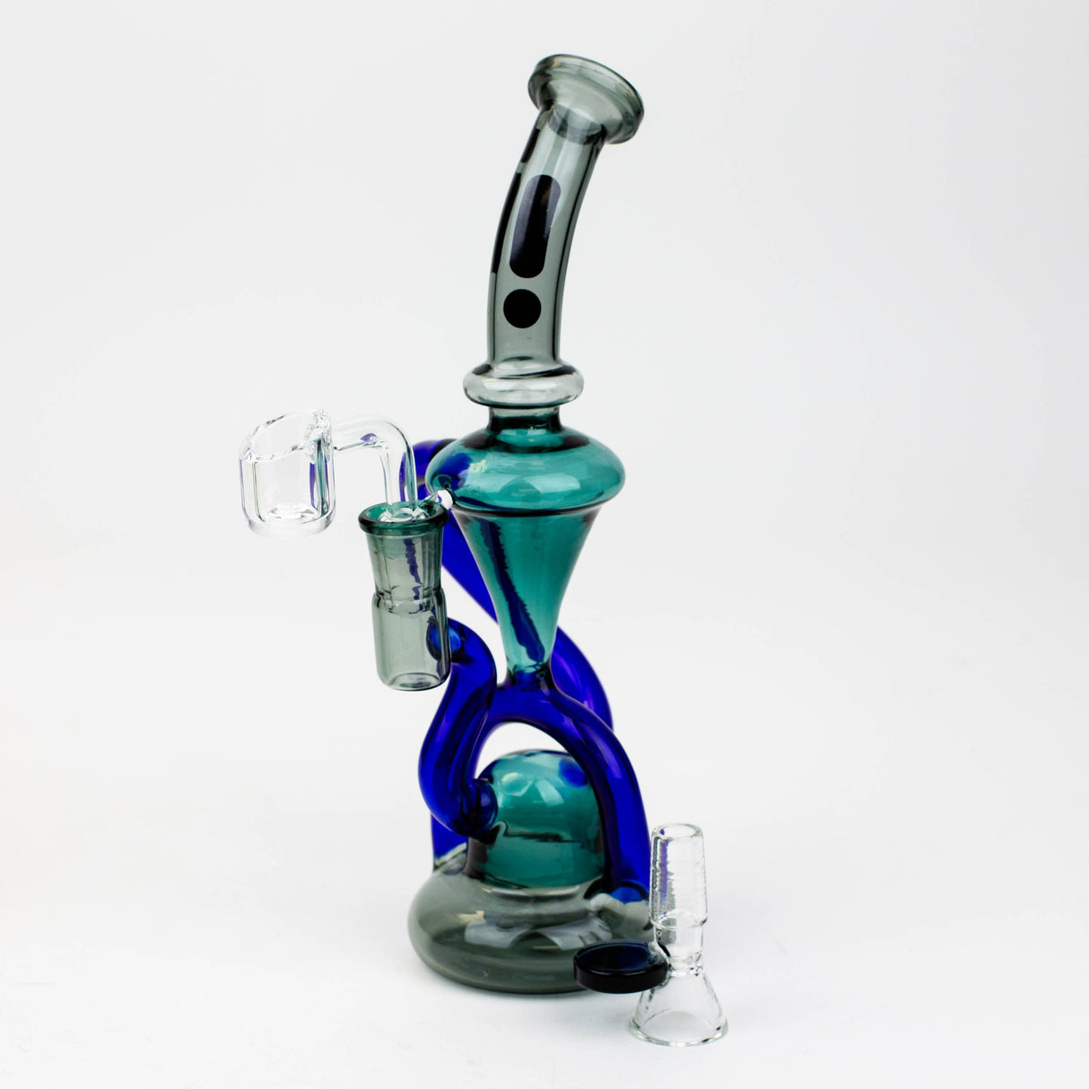 ONE Glass Bong Infyniti | 10" Glass 2-in-1 recycler ( GP1933 ) Infyniti | 10" Glass 2-in-1 recycler ( GP1933 )
