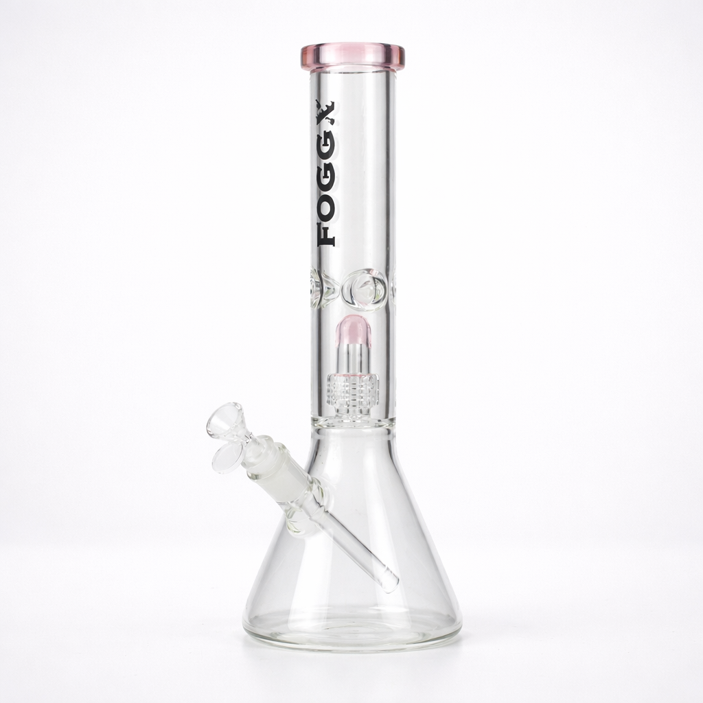 FOGGX 14-Inch Glass Water Pipe with Percolator