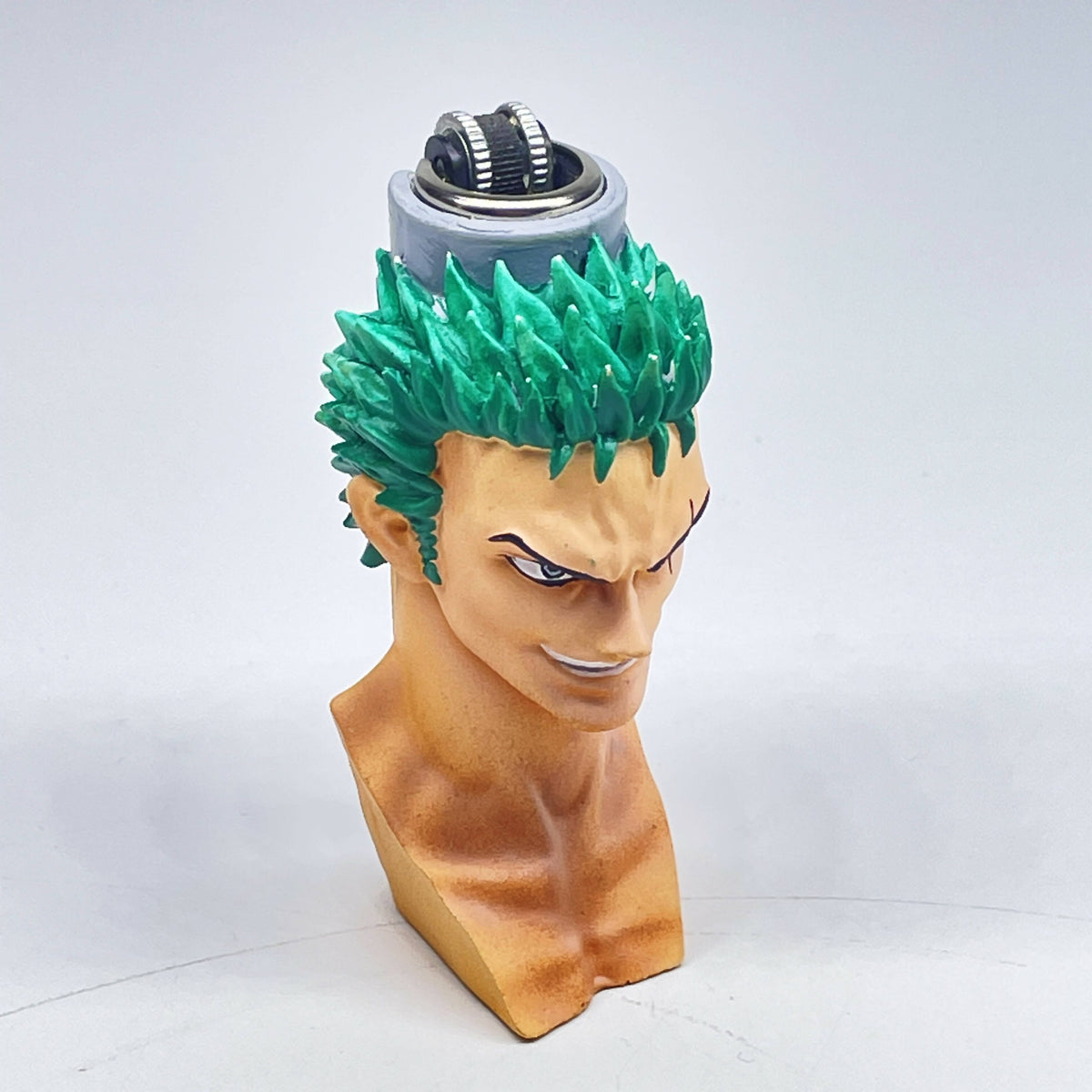 MAD LIGHTER SHOP Lighter Case ONE PIECE Zoro Character 3D Lighter Case for Mini Clipper Lighter ONE PIECE Zoro Character 3D Lighter Case for Mini Clipper Lighter