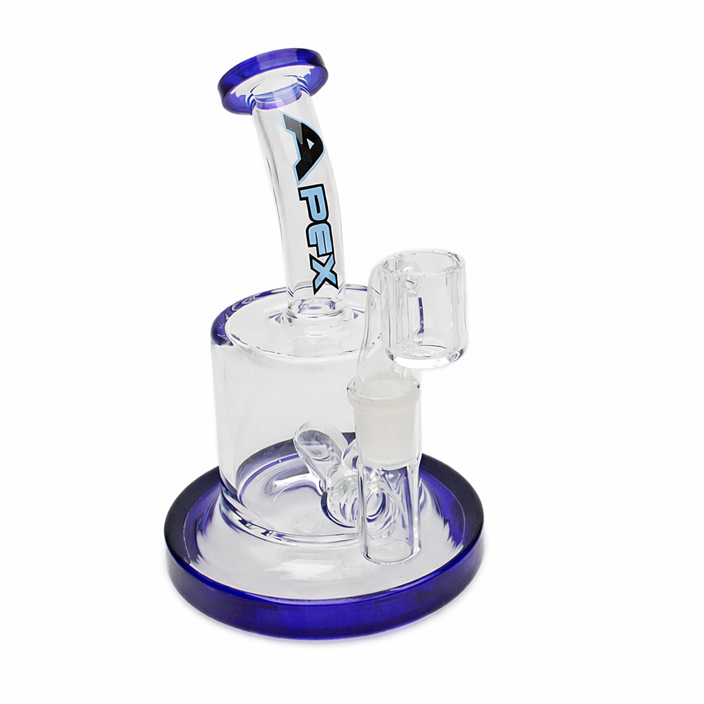 Apex 4" Blue Mini Inline Concentrate Rig