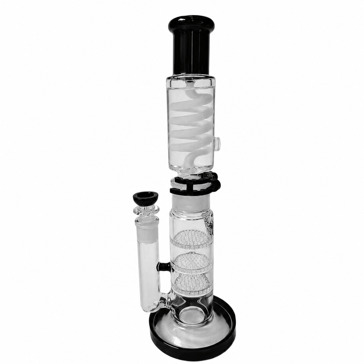 Canadian Distributor Glass Bong Xtreme FrostHive 14" Freezable Coil Glass Bong – Triple Honeycomb Chill Filtration Xtreme FrostHive 14" Freezable Coil Bong | Canada