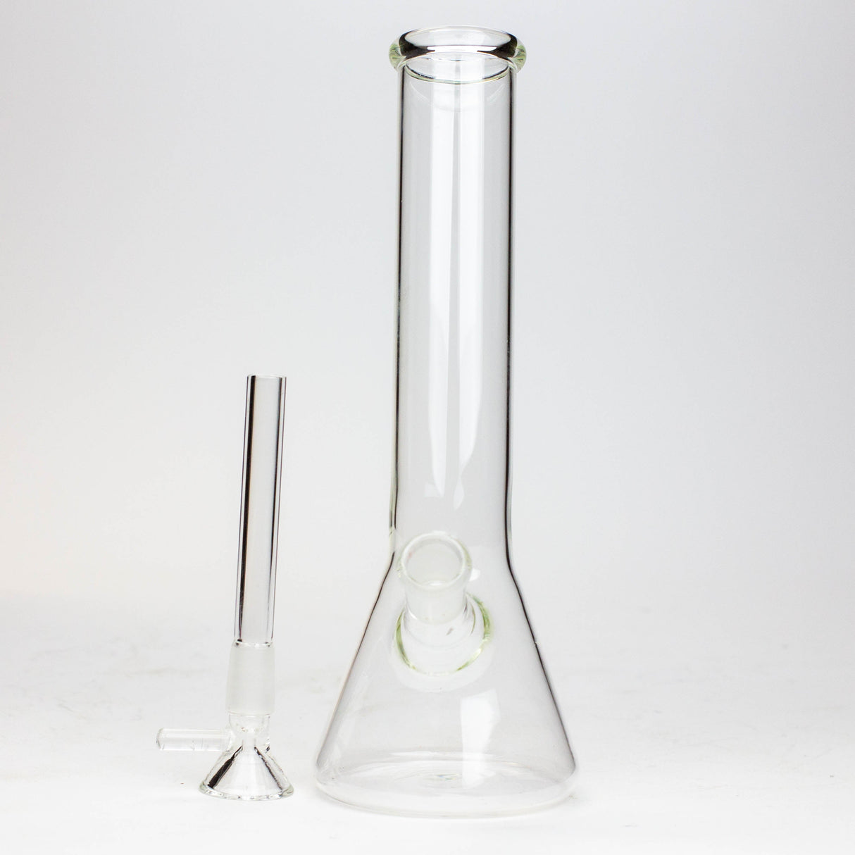 Bong à eau en verre transparent de 20 cm