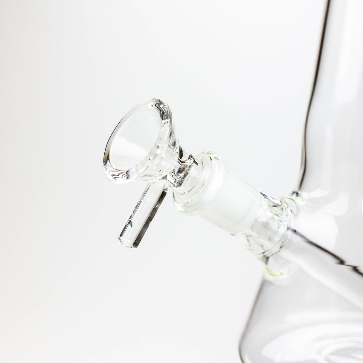 Bong à eau en verre transparent de 20 cm