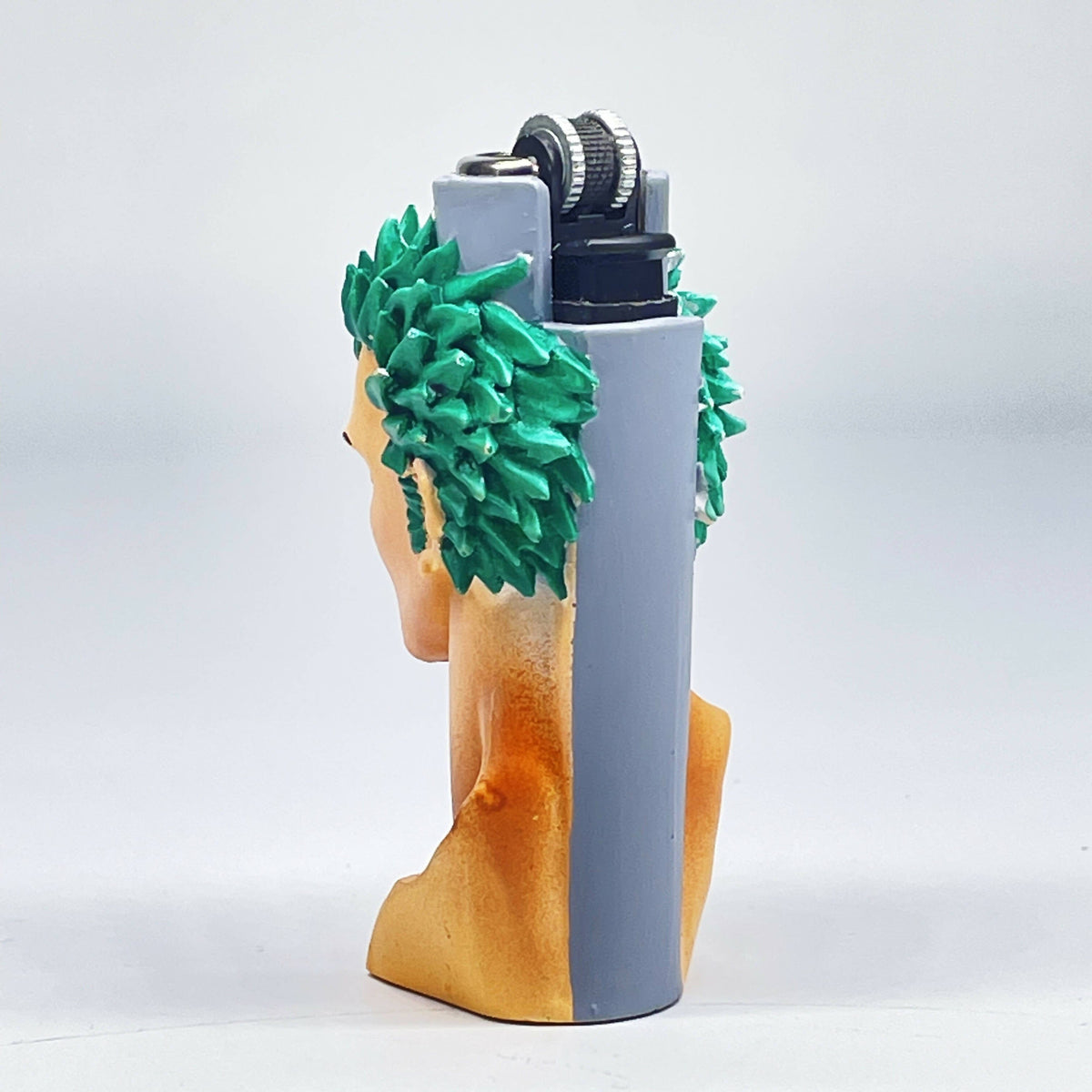 MAD LIGHTER SHOP Lighter Case ONE PIECE Zoro Character 3D Lighter Case for Mini Clipper Lighter ONE PIECE Zoro Character 3D Lighter Case for Mini Clipper Lighter