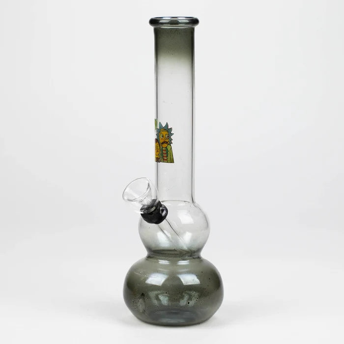 8-Inch Painted Glass Water Bong - Assorted Designs
