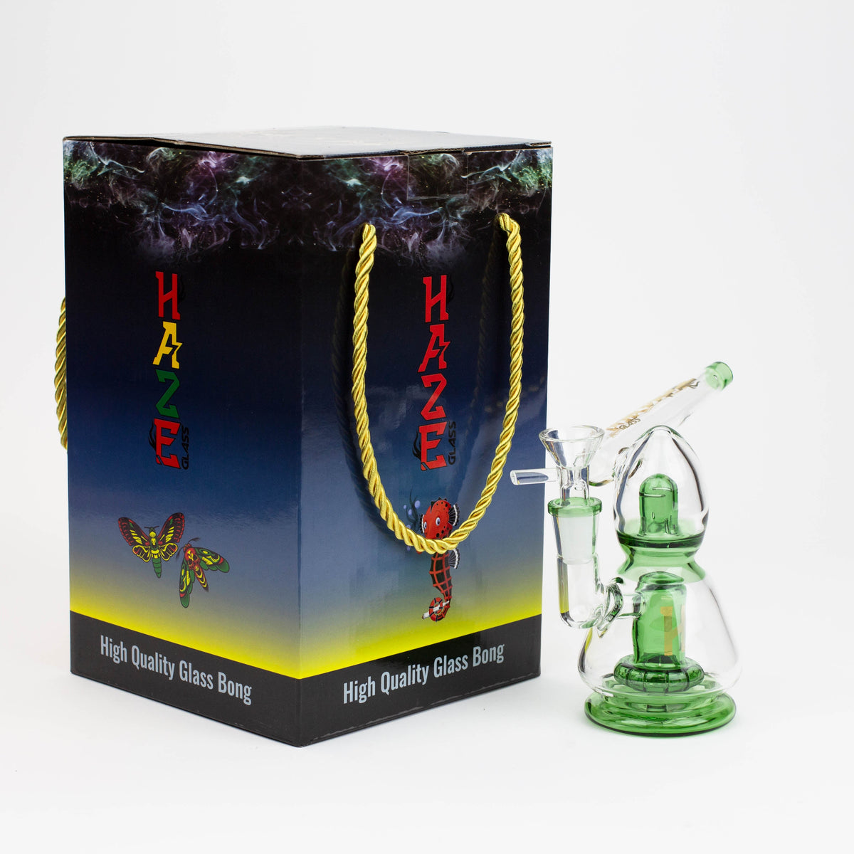 HAZE 6.5-Inch Glass Water Bong