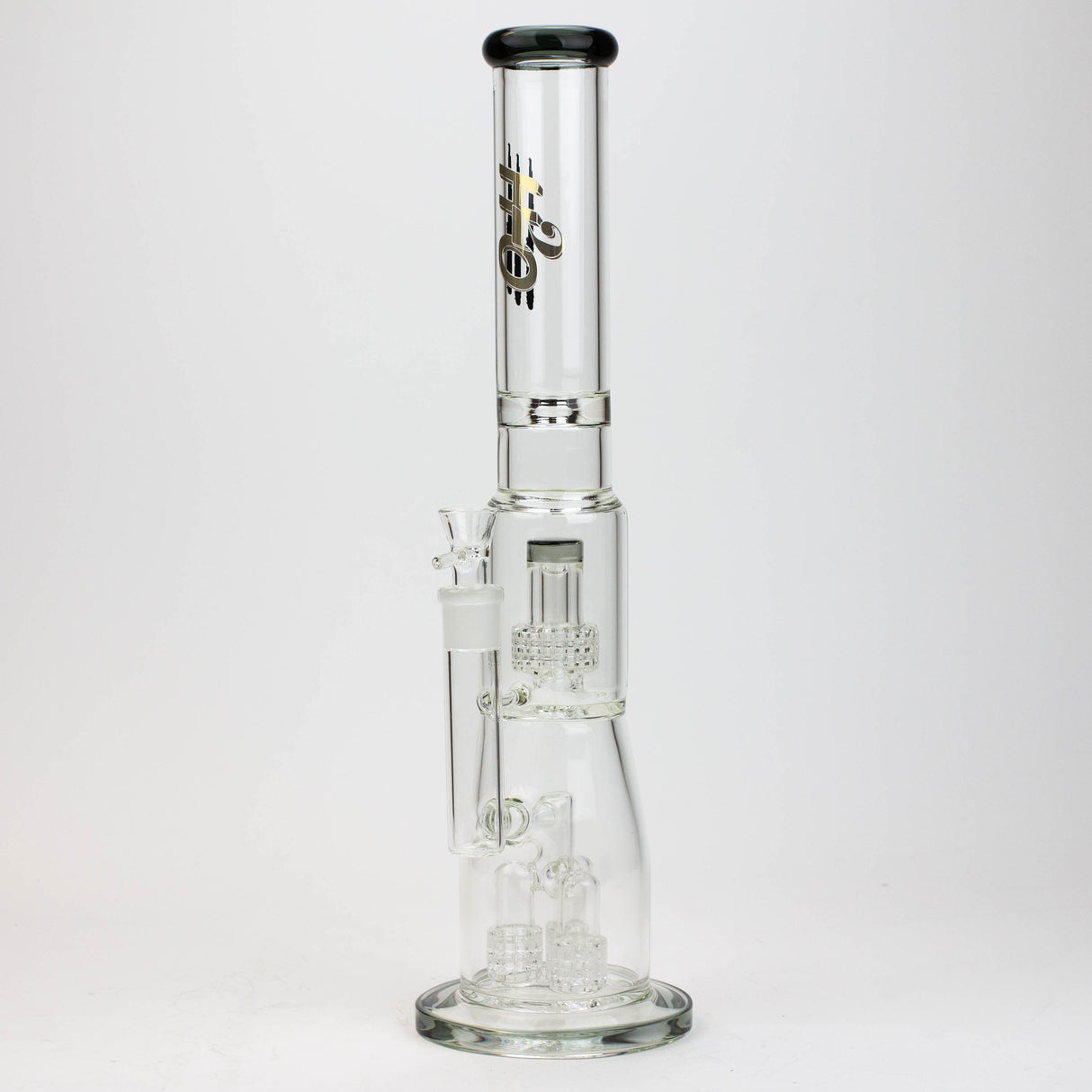 H2O 17.5" Stemless Triple Diffuser Bong