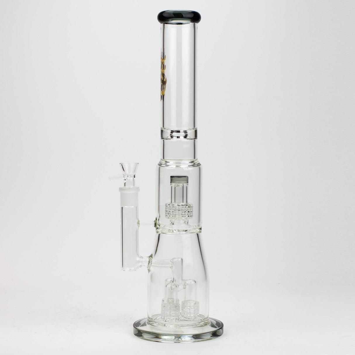 H2O 17.5" Stemless Triple Diffuser Bong