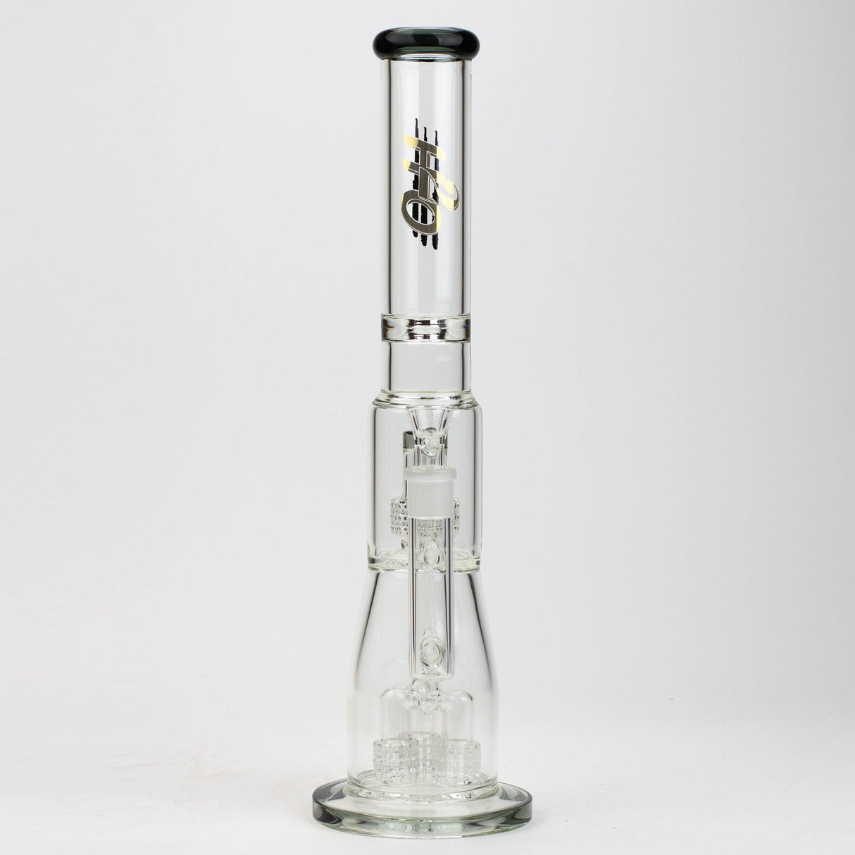 H2O 17.5" Stemless Triple Diffuser Bong