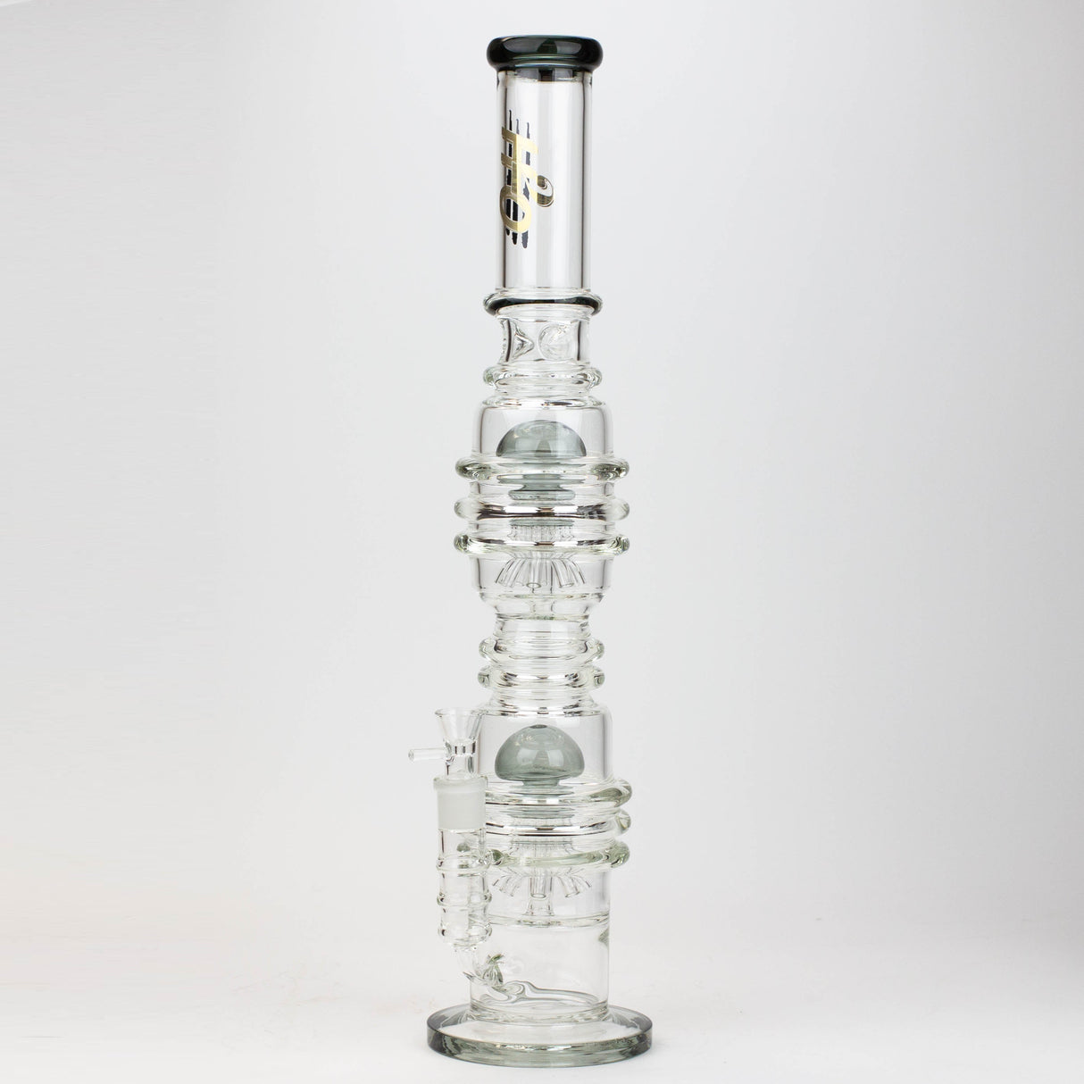 21" H2O Dual Percolator Glass Bong