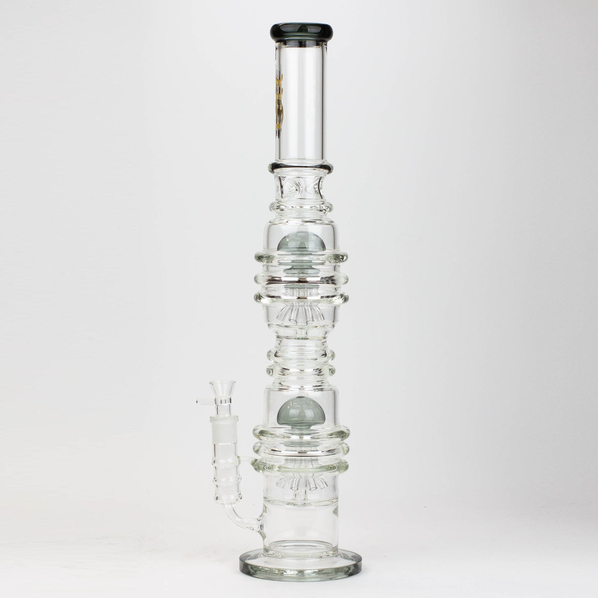 21" H2O Dual Percolator Glass Bong