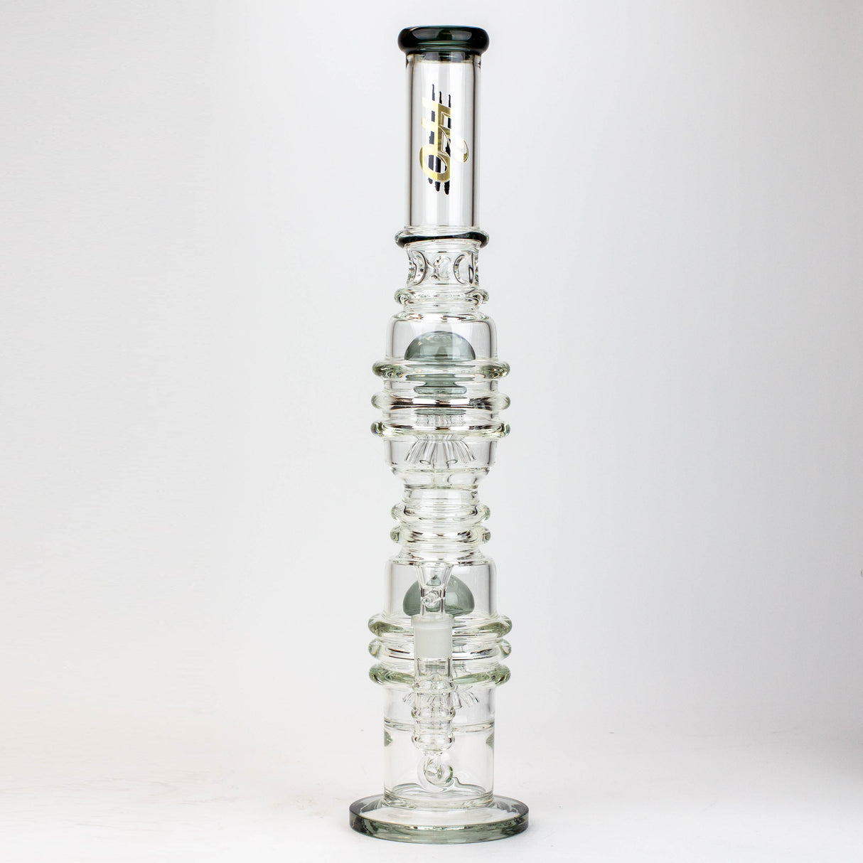 21" H2O Dual Percolator Glass Bong