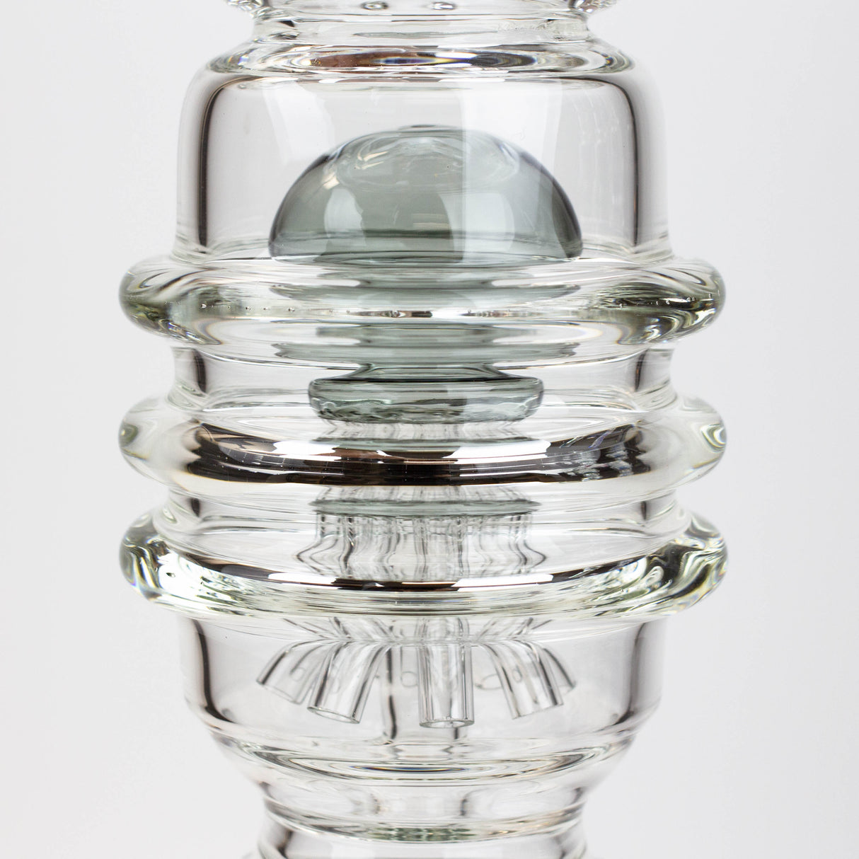 21" H2O Dual Percolator Glass Bong