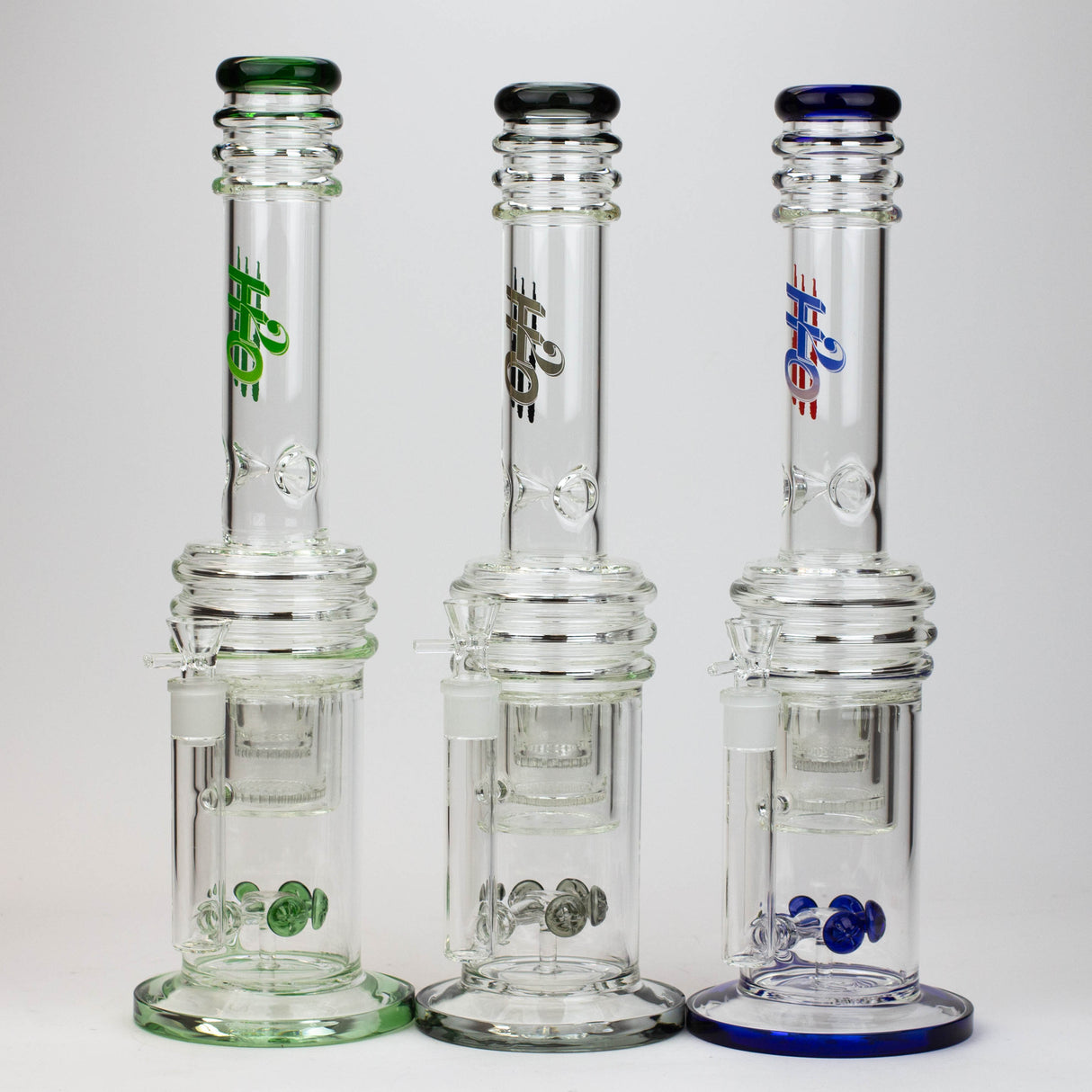 H2O 17" Stemless Honeycomb Diffuser Bong