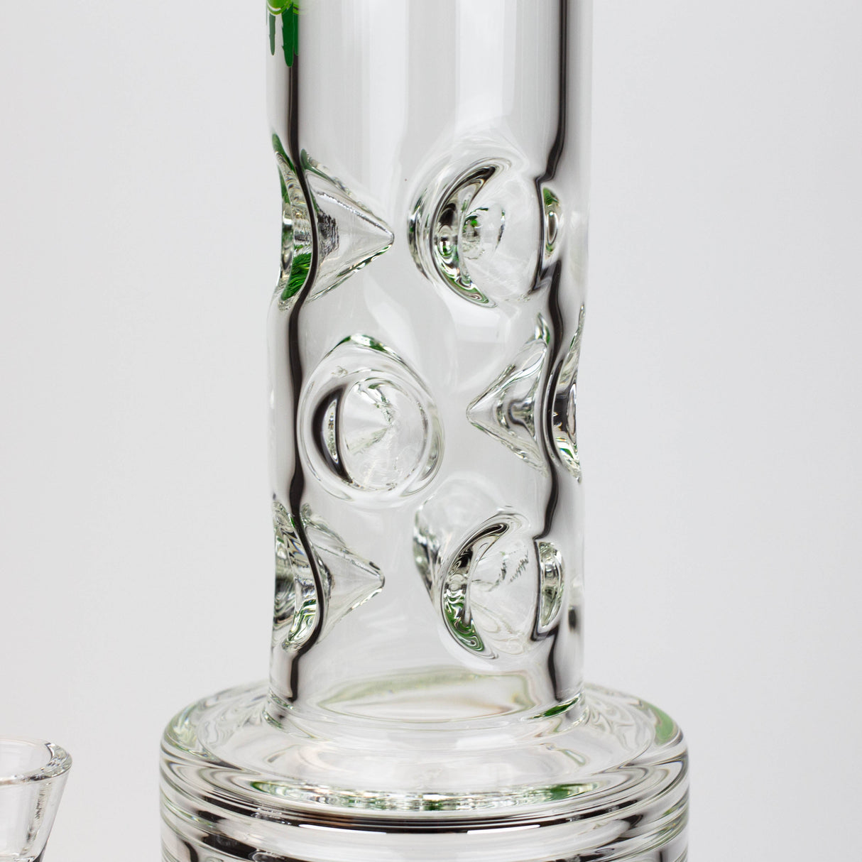 H2O 18" Triple Mini Showerhead Glass Bong