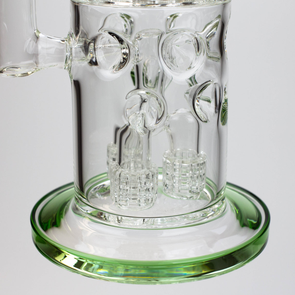 H2O 18" Triple Mini Showerhead Glass Bong