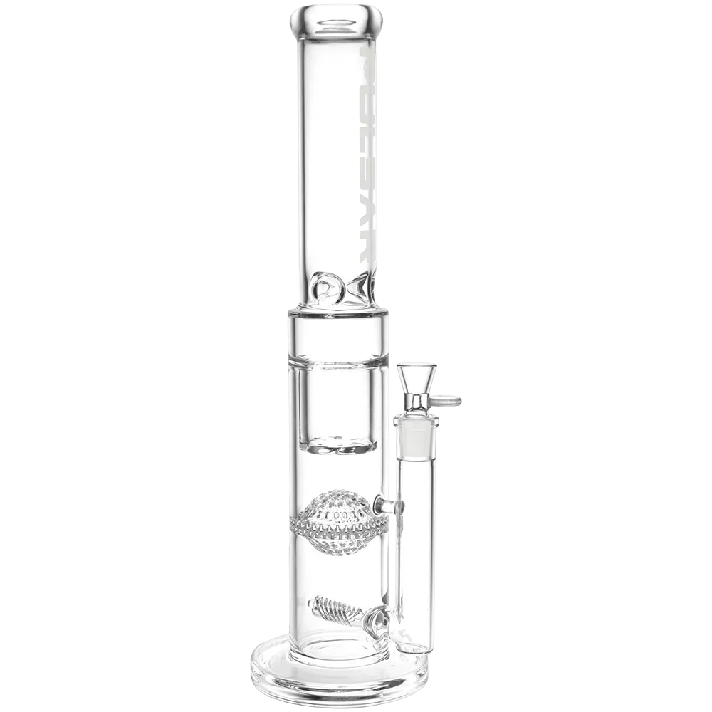 Pulsar® 17" Smoothinator Triple Perc Glass Bong