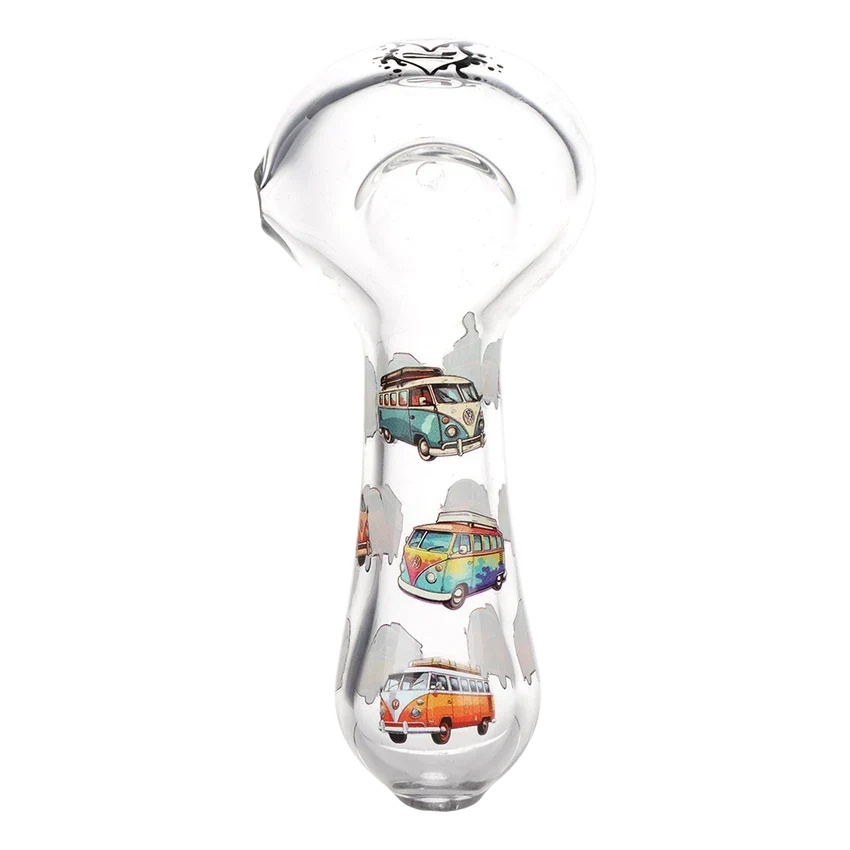 Pulsar VW Bus 4.5-Inch Glass Spoon Pipe 3 Count Set