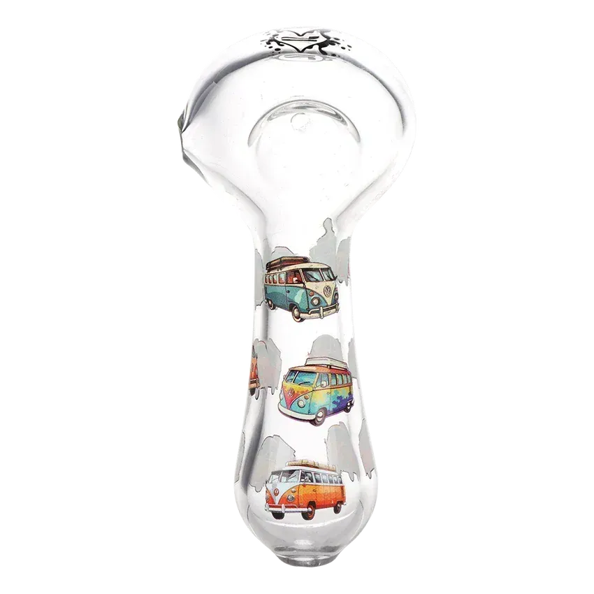 Smoking Cat Distribution(S) Glass Pipe SC Pulsar VW Bus 4.5" Glass Spoon Pipe 3 Count set SC Pulsar VW Bus 4.5" Glass Spoon Pipe 3 Count set