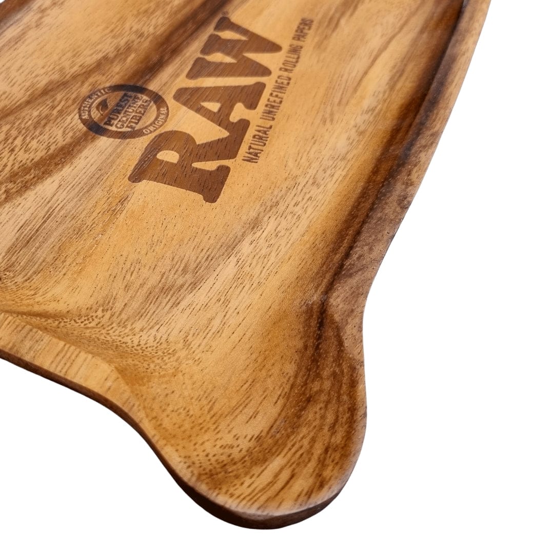 ONE Rolling Tray RAW | Wooden Spout Rolling Tray RAW | Wooden Spout Rolling Tray