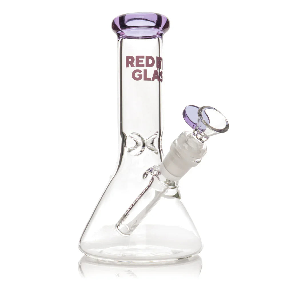 Red Eye Glass® 8" Decal Ice Catcher Beaker Glass Bong