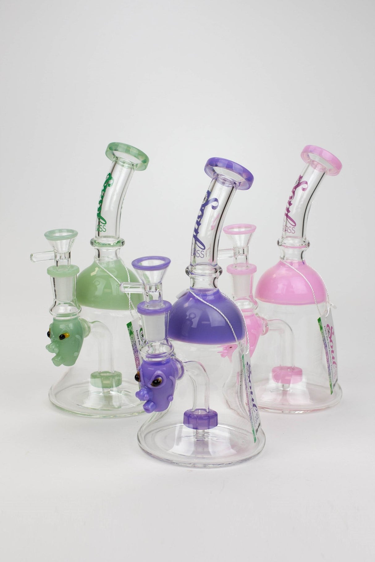 8.5" SOUL Glass 2-in-1 show head diffuser bong