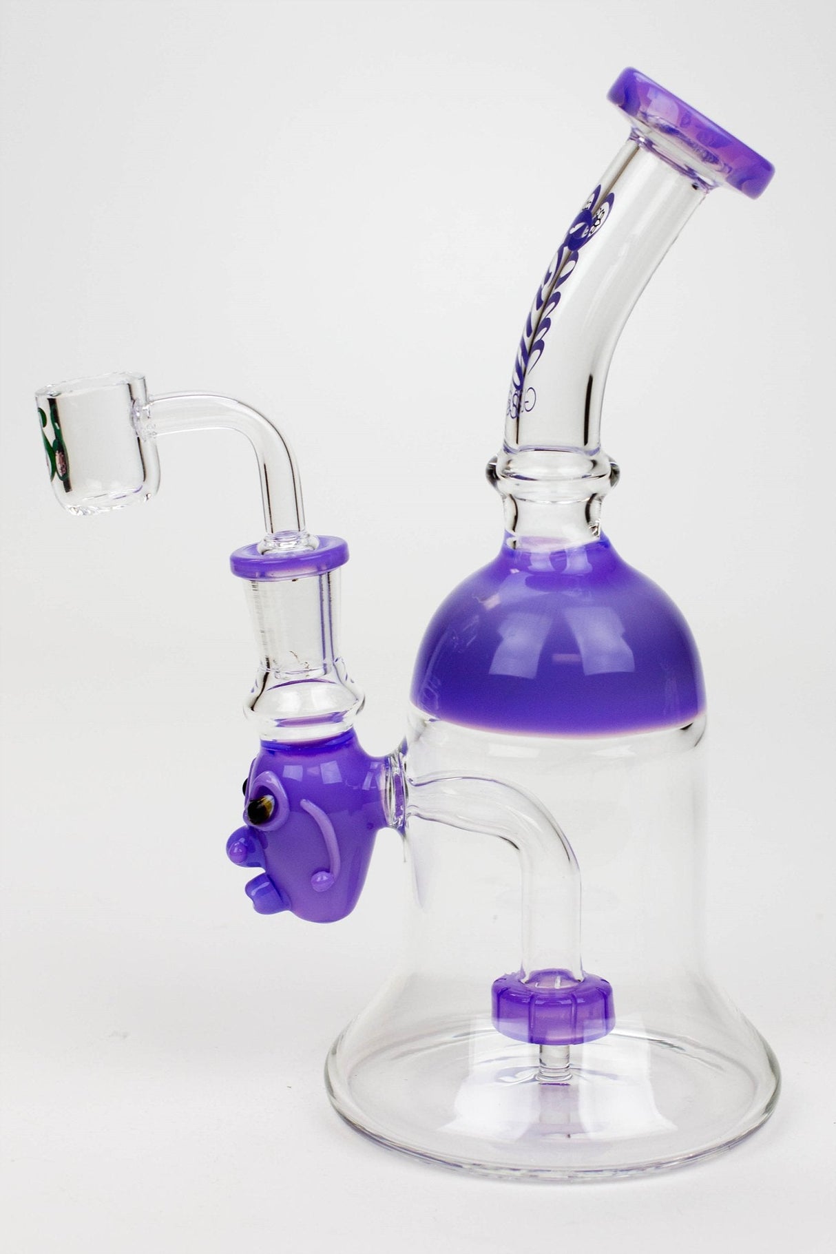 8.5" SOUL Glass 2-in-1 show head diffuser bong