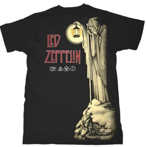 Led Zepplin | "The Hermit" Men's T-Shirt Black - Officially Licensed