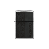 Zippo 46919 Black Leather Emblem - Zippo Design