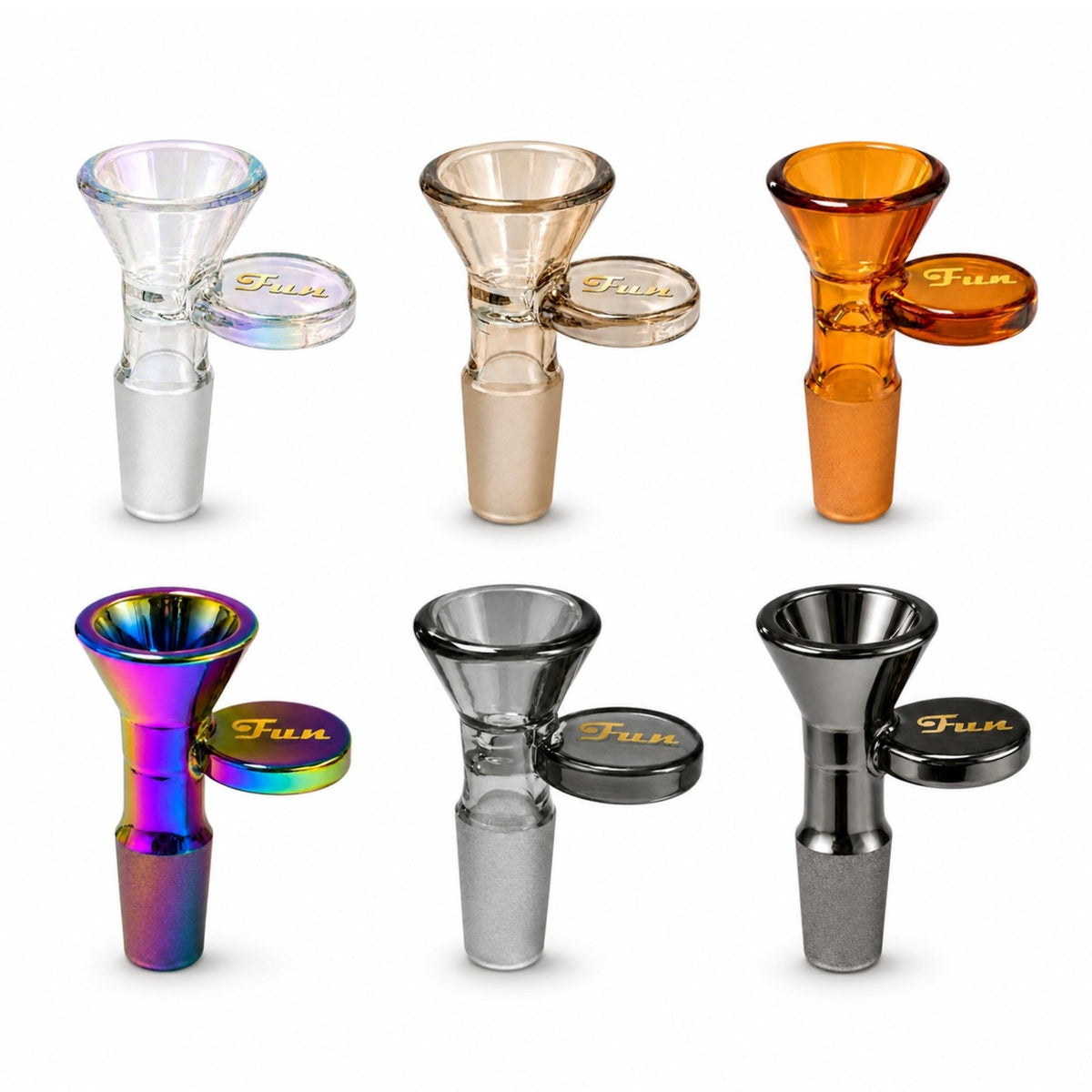 Fortune Fun Electroplated 14 mm Funnel Bowl