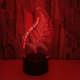 LED 3D Illusion Table Lamp with Remote