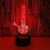 LED 3D Illusion Table Lamp with Remote
