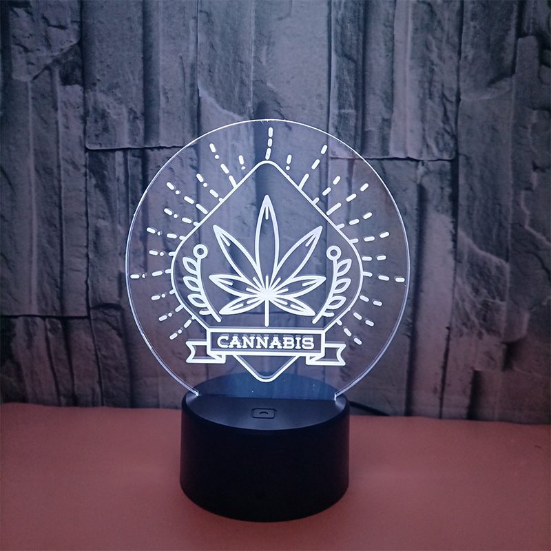 LED 3D Illusion Table Lamp with Remote