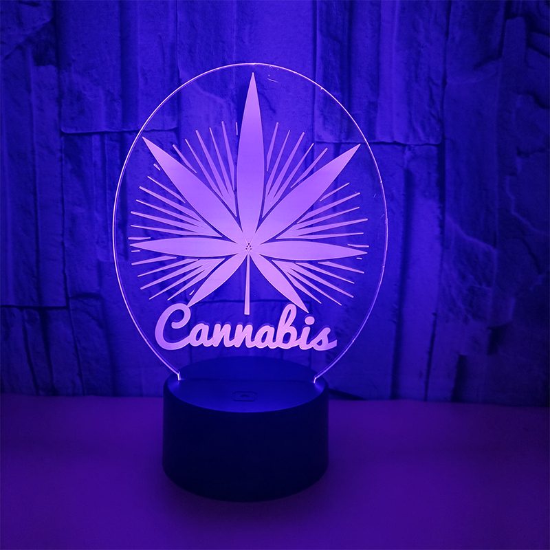 LED 3D Illusion Table Lamp with Remote