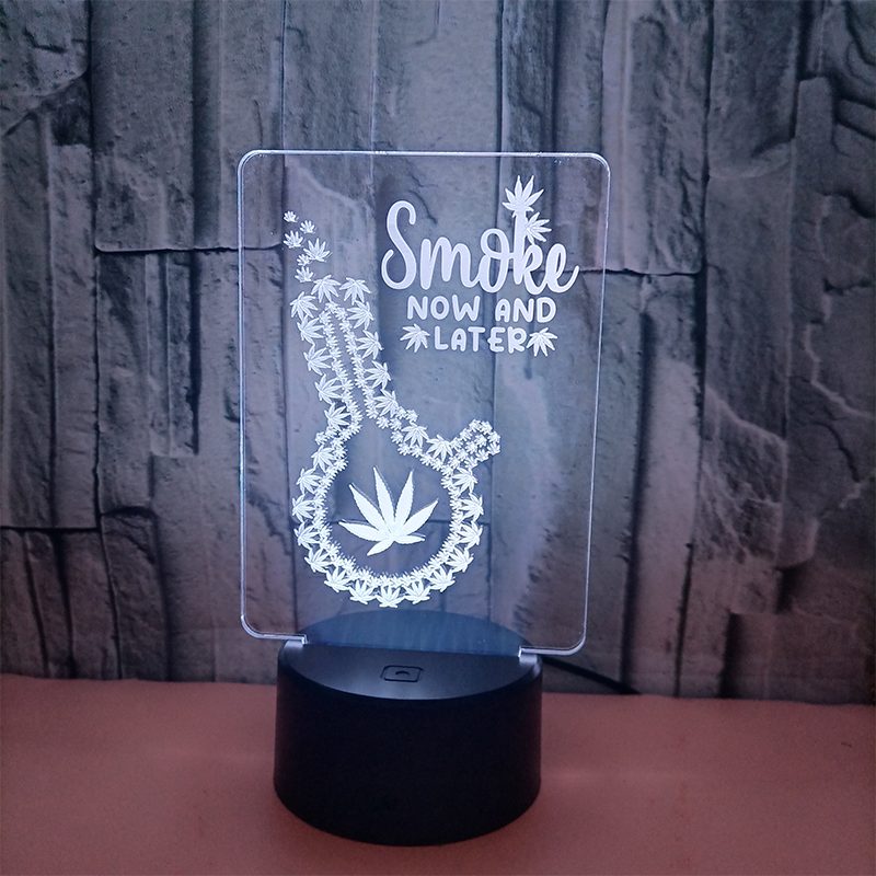 LED 3D Illusion Table Lamp with Remote
