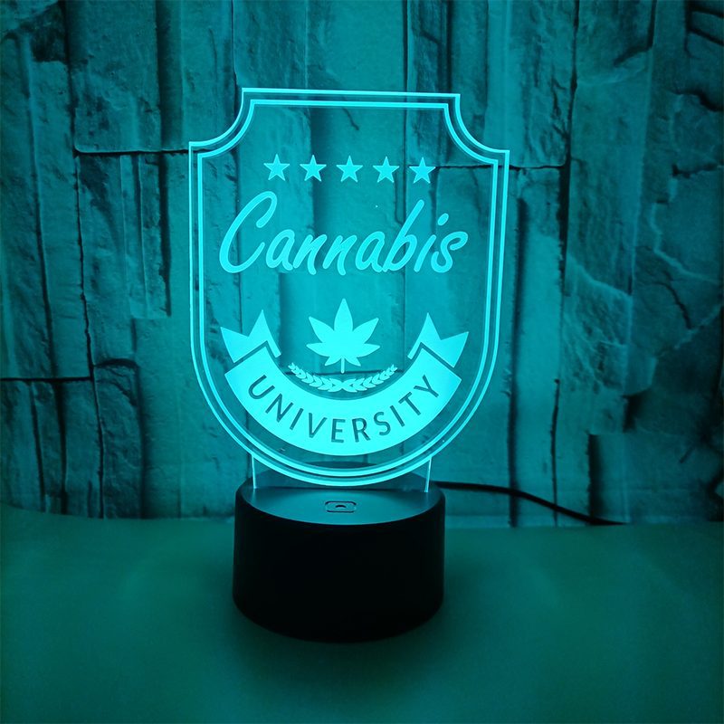 LED 3D Illusion Table Lamp with Remote