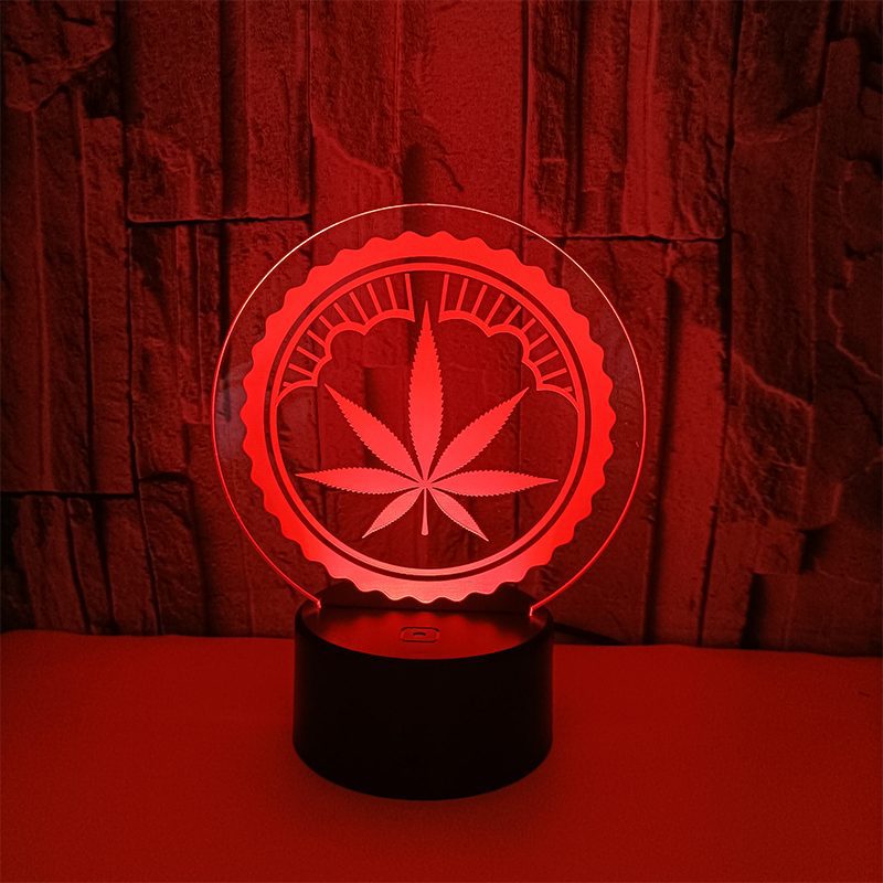 LED 3D Illusion Table Lamp with Remote