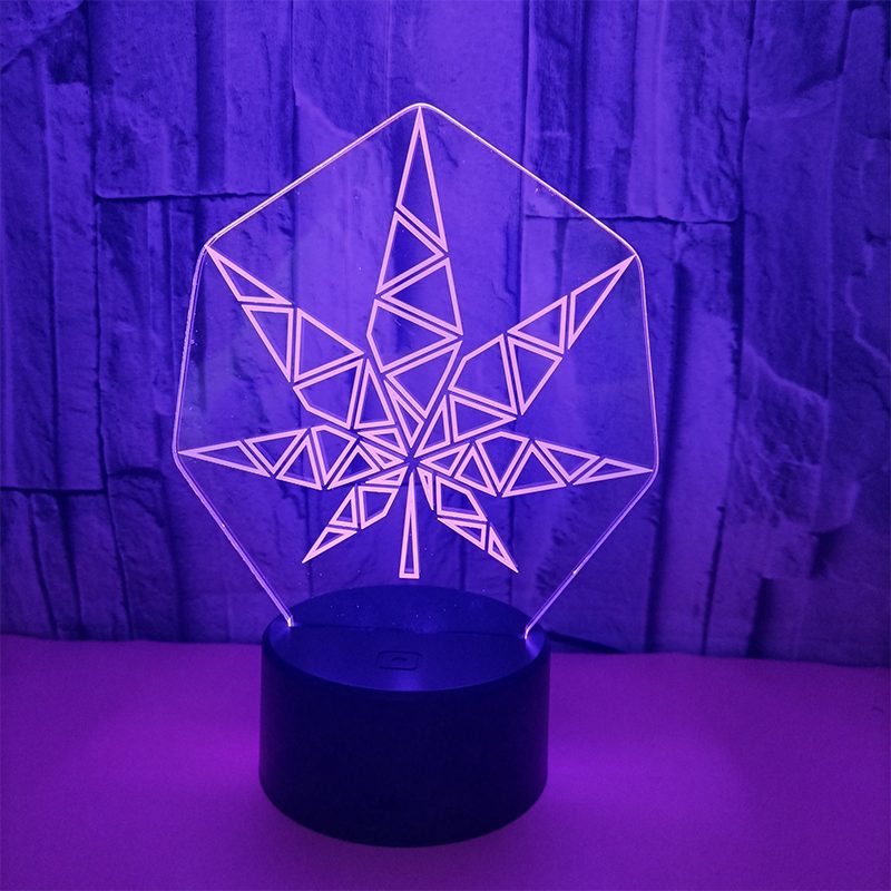 LED 3D Illusion Table Lamp with Remote