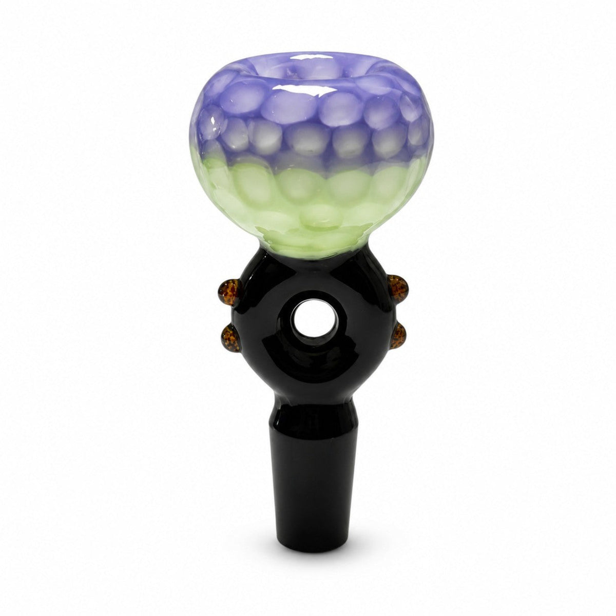 14 mm Honeycomb Bowl Piece with Black Handle