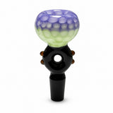 14 mm Honeycomb Bowl Piece with Black Handle