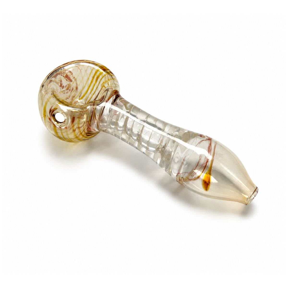 3" Spiral Swirl Glass Hand Pipes – 2 Pack