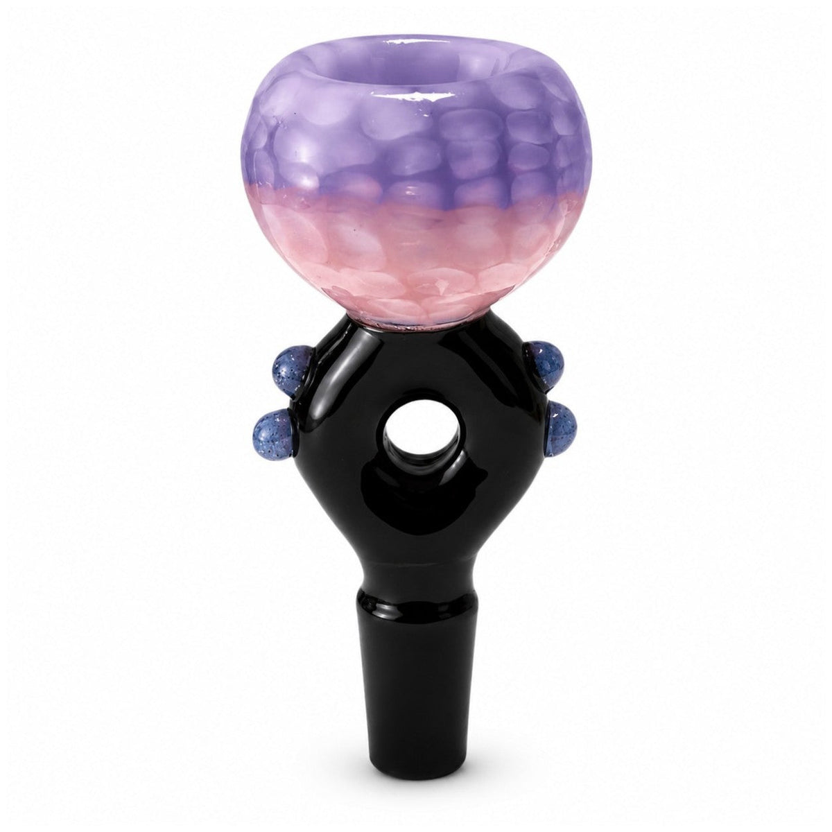14 mm Honeycomb Bowl Piece with Black Handle