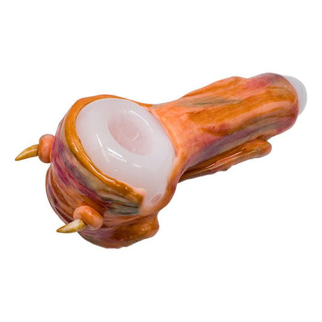 Maple Craft Inc Glass Pipe One Eyed Monster with Horns 5-Inch Glass Hand Pipe One Eyed Monster Glass Hand Pipe