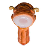 Maple Craft Inc Glass Pipe Green Eyed Creepy Smile Borosilicate Hand Pipe Green Eyed Fictional Glass Hand Pipe