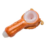 Maple Craft Inc Glass Pipe Green Eyed Creepy Smile Borosilicate Hand Pipe Green Eyed Fictional Glass Hand Pipe