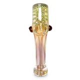 Pipe cuillère en verre tourbillonnant fumé de 12,7 cm