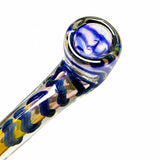 Super Supplys Inc Glass Pipe 5.5" Fumed Twisted Glass Sherlock Pipe 5.5" Fumed Twisted Glass Sherlock Pipe