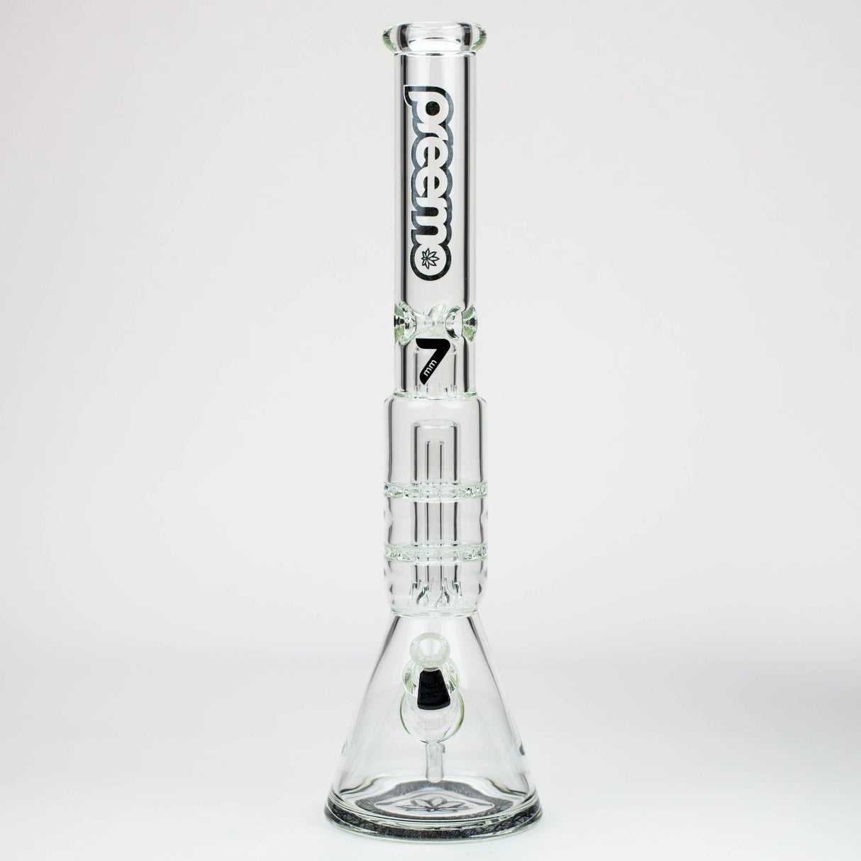preemo Glass Bong preemo - 19 inch Dome Over Double Disc Perc [P016] preemo - 19 inch Dome Over Double Disc Perc [P016]