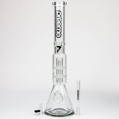 preemo Glass Bong preemo - 19 inch Dome Over Double Disc Perc [P016] preemo - 19 inch Dome Over Double Disc Perc [P016]